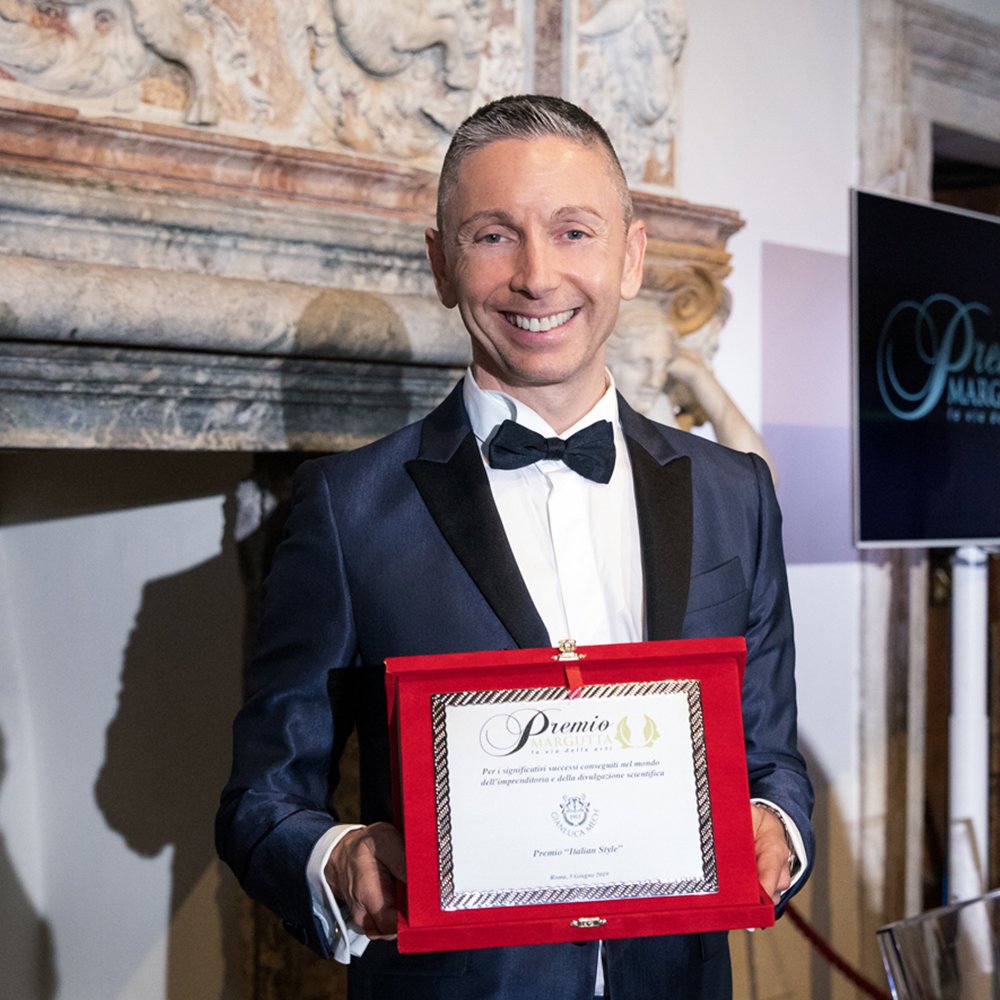 GIANLUCA MECH HONORED AT THE 14TH EDITION OF THE MARGUTTA AWARD CALLED LA VIA DELLE ARTI