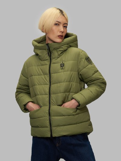 LAUREN LONG DOWN JACKET WITH RECYCLED PADDING