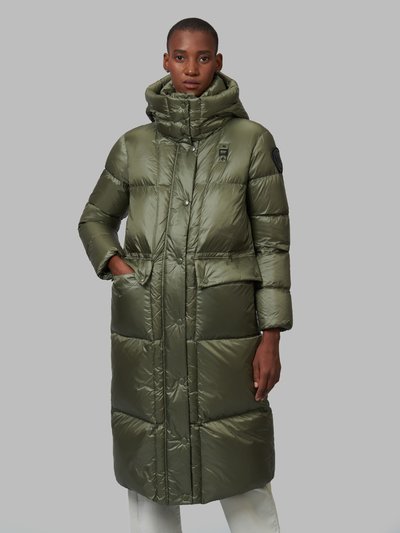BERNICE LONG DOWN JACKET WITH POCKETS - Blauer