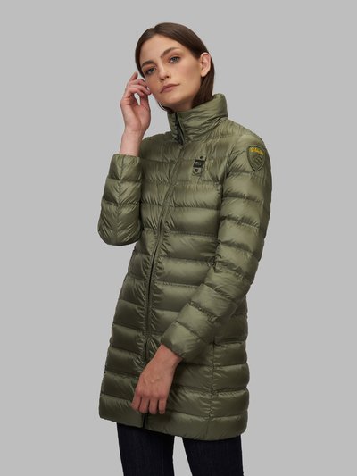 ERICA LONG DOWN JACKET WITH STAND-UP COLLAR