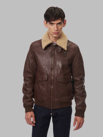 ANDRE BOMBER JACKET WITH FUR