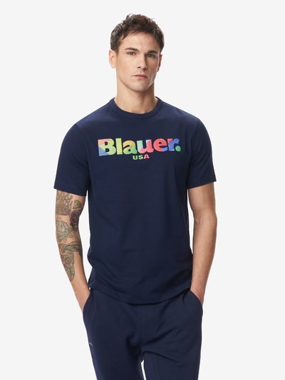 T-SHIRT BLAUER ARC-EN-CIEL - Blauer