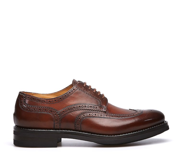 Oxford shoe in calf leather with Flex Goodyear construction