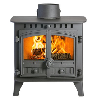 Hunter Herald 6 Double Sided FT Wood Stove - Double Depth