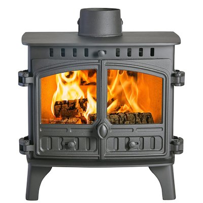 Hunter Herald 8 Double Sided FT Wood Stove - Double Depth