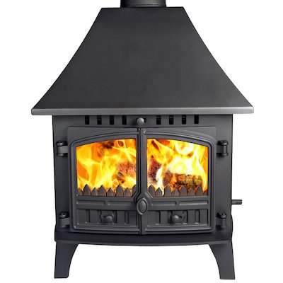 Hunter Herald 14 Double Sided HC Multifuel Stove - Double Depth