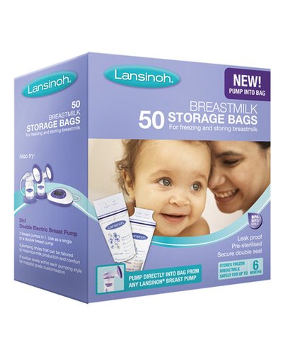 Lansinoh Breastmilk Storage Bags - 50 Pack