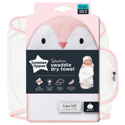 Tommee Tippee Gro Swaddle Dry - Penny the Penguin