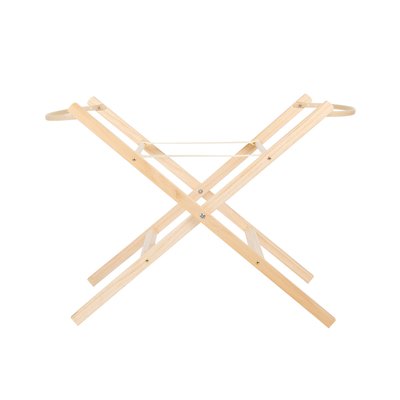Cuddle Co Folding Moses Basket Stand - Natural