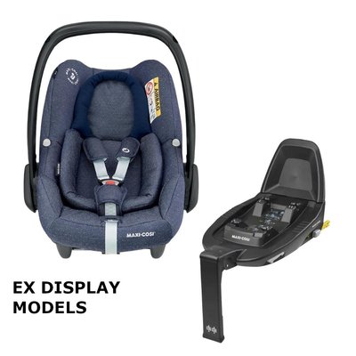 EX DISPLAY Maxi Cosi Rock Sparkling Blue & Babyfix Base
