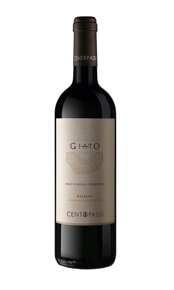 Nero d'Avola-Perricone Giato Rosso by Centopassi (Case of 6 - Italian Red Wine - Organic)