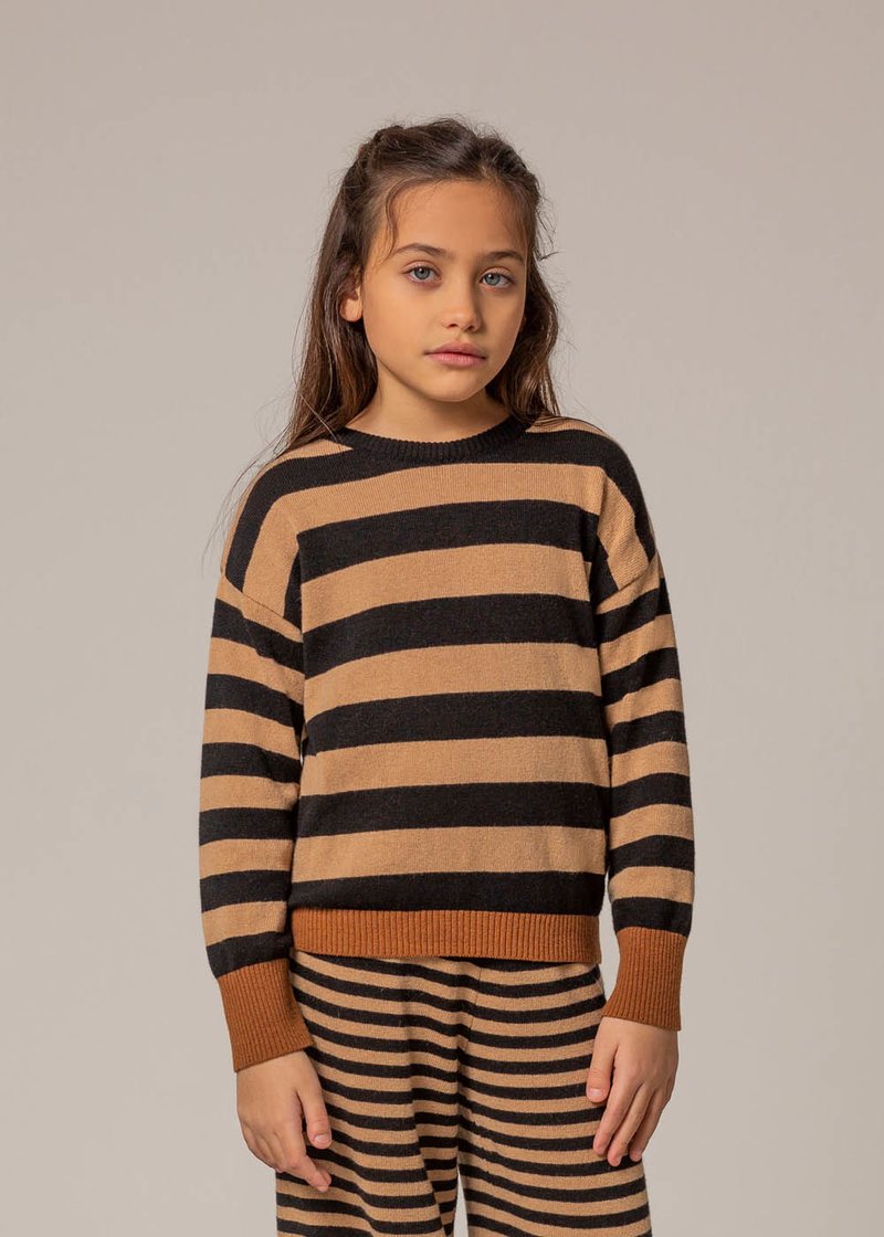 SWEATER WITH STRIPED PATTERN