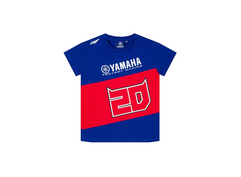 Camiseta Fabio Quartararo Yamaha Dual Niño - Blue