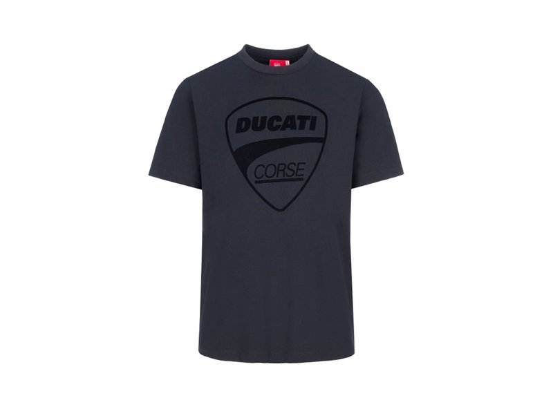 T-shirt Tonal Logo Ducati Corse - Black