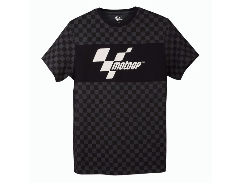 T-Shirt Carreaux MotoGP™ Noir - Grey