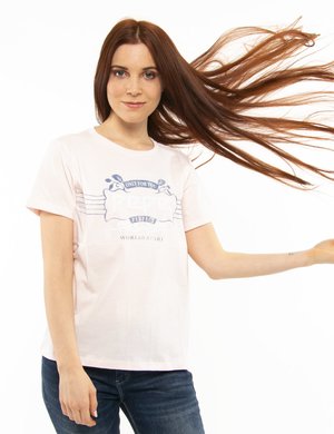 T-shirt Pepe Jeans da donna scontate - T-shirt Pepe Jeans con stampa vintage