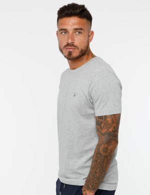 T-shirt uomo scontate online - T-shirt Gant in cotone