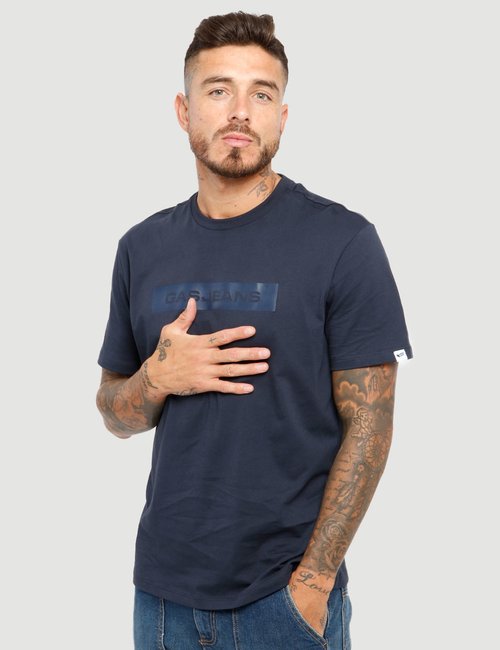 T-shirt Gas con logo - Blu