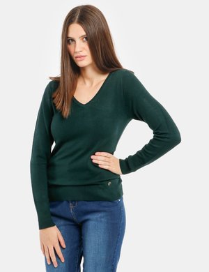 yes zee abbigliamento - Yes Zee outlet shop online  - Maglione Yes Zee scollo a V