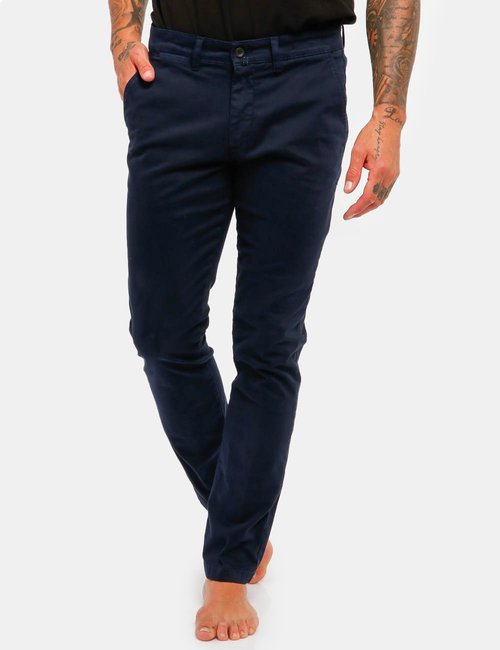 Pantalone Asquani con taschino - Blu