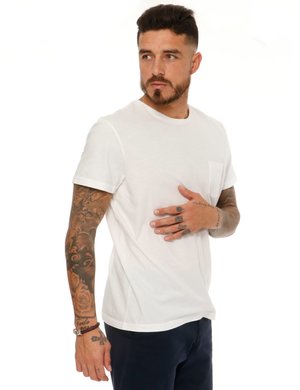 T-shirt uomo scontate online - T-shirt Gant con taschino