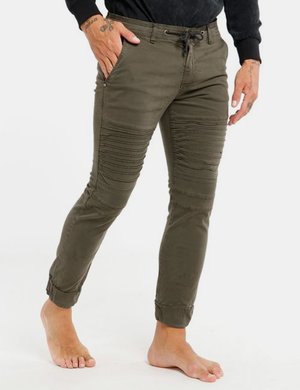 Outlet pantaloni uomo scontati - Jeans Berna con coulisse e zip