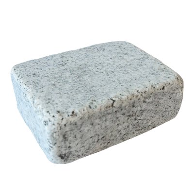 Light Grey Sawn, Honed & Tumbled Natural Granite Block Paving (140x105 Size)