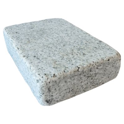 Light Grey Sawn, Honed & Tumbled Natural Granite Block Paving (140x210 Size)