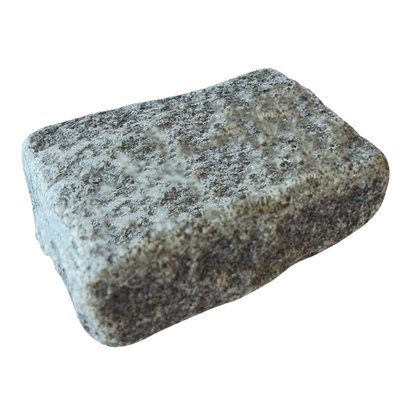 Dark Grey Sawn, Riven & Tumbled Natural Granite Block Paving (140x105 Size)