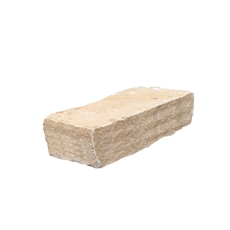 Buff Hand Cut Natural Sandstone Walling (275x100 Packs) - Buff