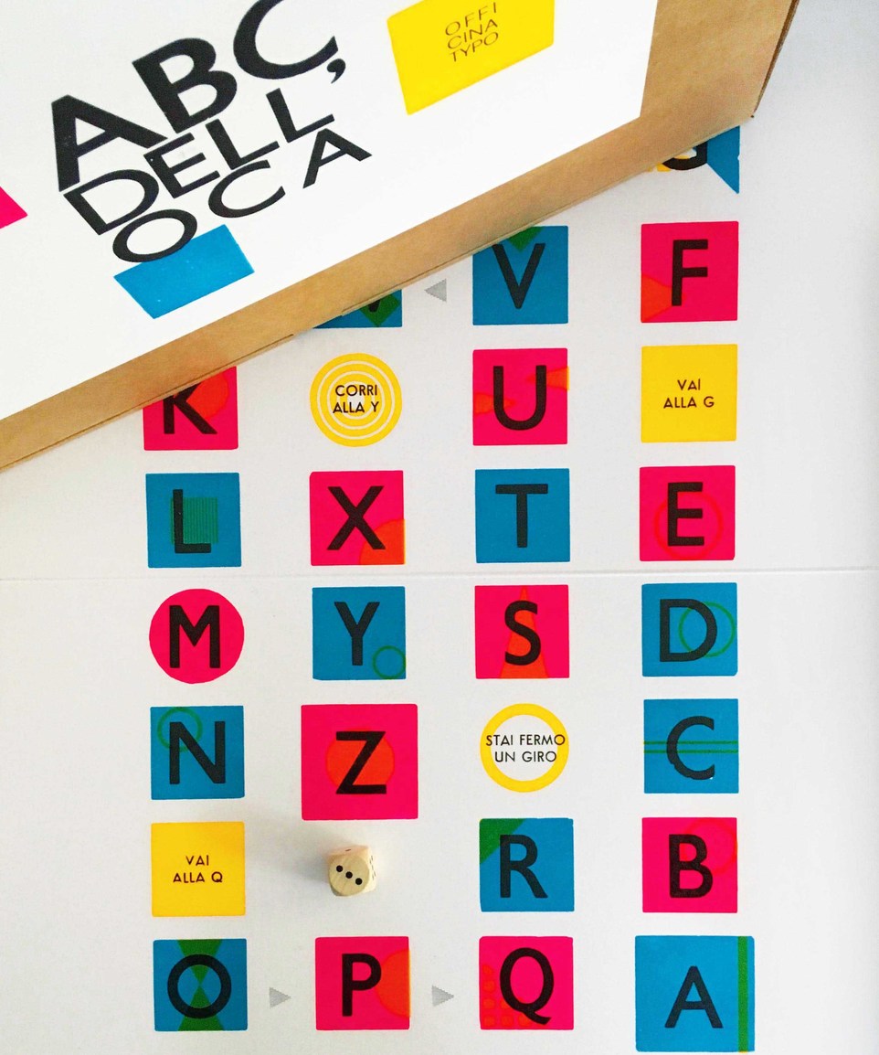 Abc Dell’oca (Snakes And Ladders In Letters)