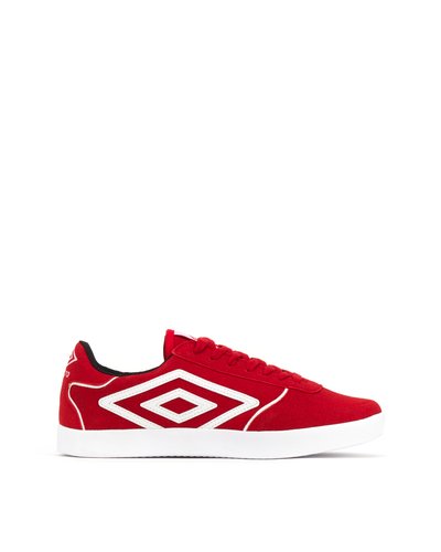Reborn SD lace-up sueded sneakers - Red