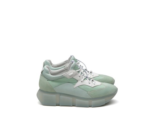 Teal Running trainers