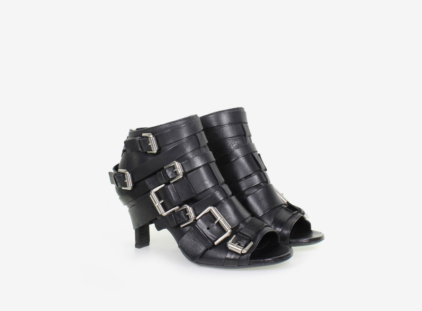 multi buckle boots