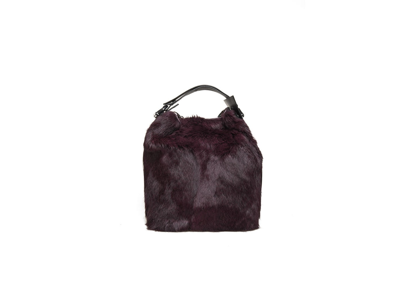 burgundy bucket bag