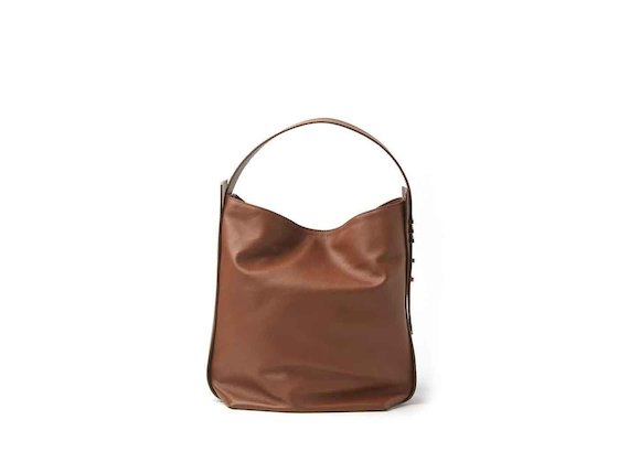 Viola<br />leather bucket bag