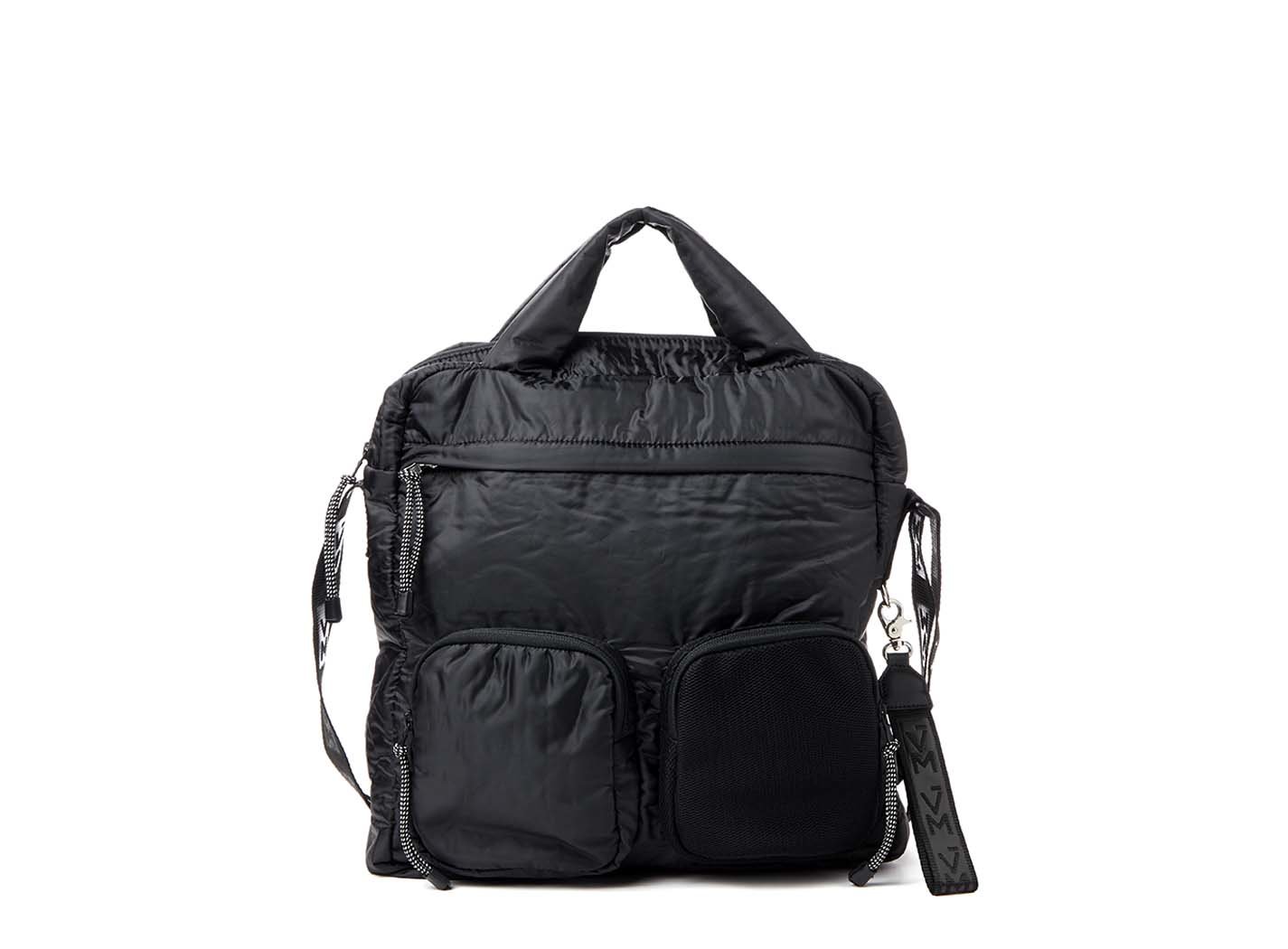 Dakota Black Multi-Pocket Tote Bag