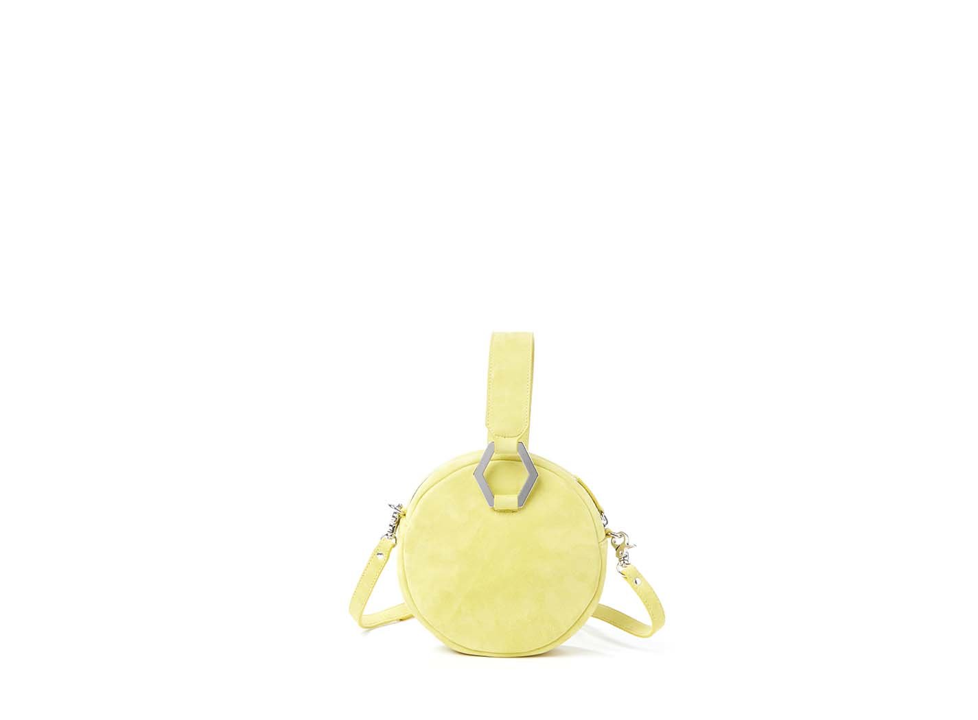 yellow round bag