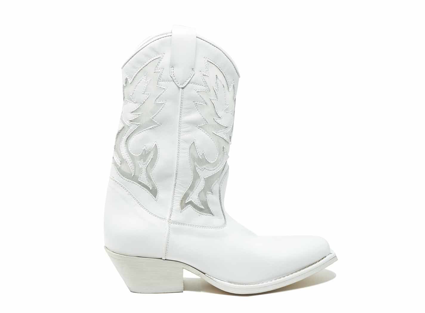 white color boots