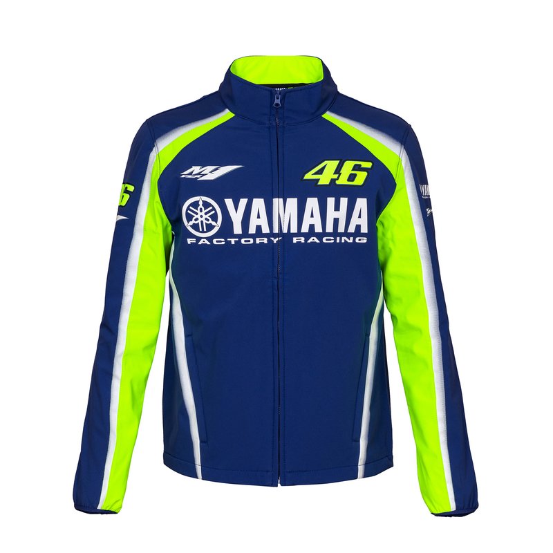 Kapuzenjacke VR46 Yamaha Factory Racing VR|46 Valentino Rossi MotoGP Jacke blau