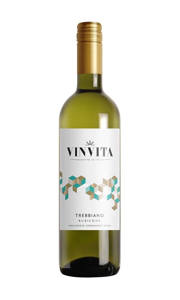 Trebbiano Rubicone by Vinvita ( Case of 6 - Italian White Wine)